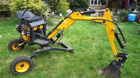 diy mini digger|mini digger for garden projects.